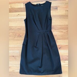 Banana Republic Black Mini Dress with Polka Dots